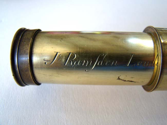 A fine 18th century five-draw telescope with mahogany barrel by Jesse Ramsden circa 1780 — image 2